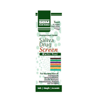 SBM Saliva Multi Drug & Alochol Rapid Test 1pk