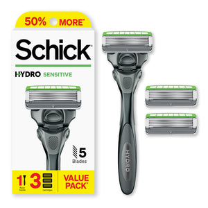 SCHICK Hydro Sens Value Pack Kit +3 (R)