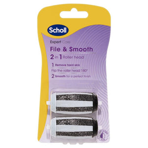 SCHOLL ExpertCare 2in1 Head (R) 2pk