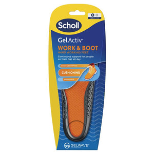 SCHOLL Gel Activ Insole Work & Boot S