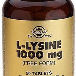 SOLGAR L-Lysine 1000mg 50s