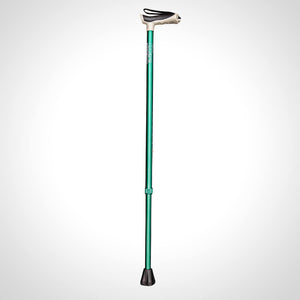 STRIDER Fashion T Handle Walking Stick Green