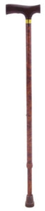 STRIDER Fashion T Handle Walking Stick Walnut
