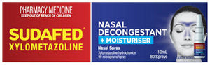 SUDAFED Xylo Dec Nasal Spray 10ml 2pk