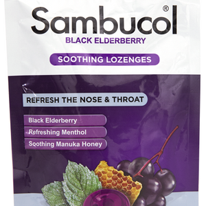 Sambucol Soothing Nose & Throat Lozenges 16s