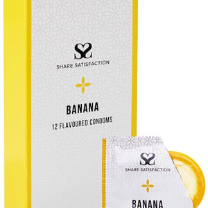 ShareSat Condoms Flavour Banana 12pk