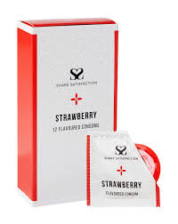 ShareSat Condoms Flavour Strawberry 12s