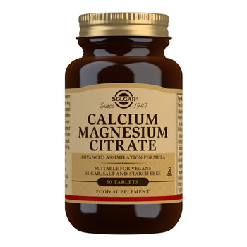 Solgar Ca/mg/Citrate 2:1 100Tab - Calcium and Magnesium Supplement for Optimal Health