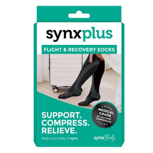 Synxplus Flight & Recovery Sock Black L