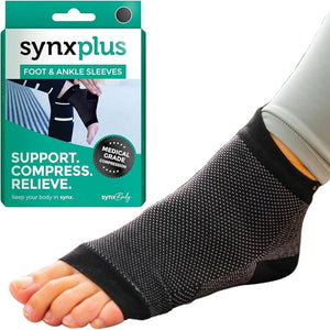 Synxplus Foot & Ankle Sleeve Large Black