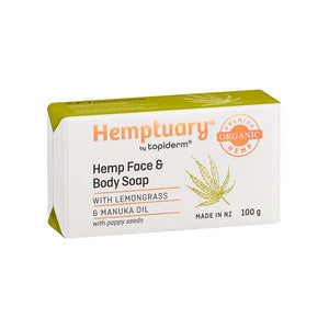 TOPIDERM Hemp Face & Body Soap 100g