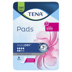 Tena Pad Extra Plus Instadry 6s