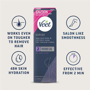 VEET Expert Leg & Body Hair Remover Crean 100ml