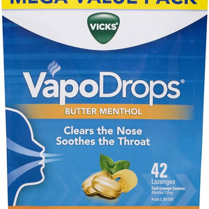 VICKS Vapodrops Butter Menthol 42s