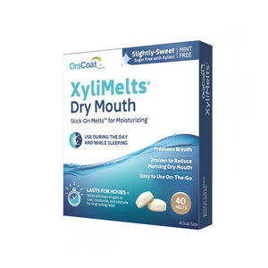 Xylimelts Dry Mouth Moisturizing Disc Mint Free 40pk