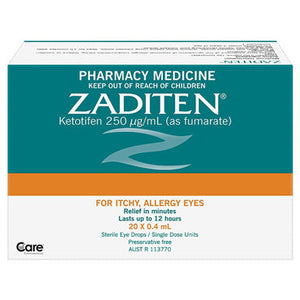 ZADlTEN Eye Drops 0.4ml 20pk