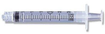 Syringe Hypodermic Luer Lock 3ml Box 100