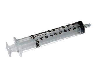 BD Syringe Bare Luer Slip 10ml - Single-Use Accurate Medication Dosing 100 units