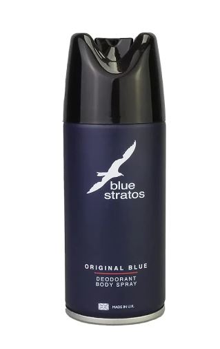 BLUE STRATOS Deodorant Body Spray 150g