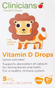 Clinicians Vitamin D Drops 5ml