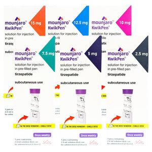 Mounjaro 15mg/0.6ml 4 Doses 1 Kwikpen (Prescription Only- Do Not Buy Unless You Have a Script) (Copy) (Copy) (Copy) (Copy) (Copy)