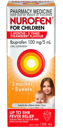 NUROFEN for Children 3months-5years Strawberry 100ml