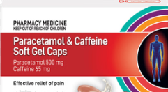 AFT Paracetamol + Caffiene Soft Gel Capsules 20s