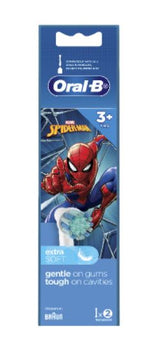 Oral B Brush Heads Kids Spider Man 2Pk
