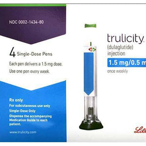 Trulicity Dulaglutide 1.5mg/0.5ml Pf Pen Injection 4 (Prescription Only- Do Not Buy Unless You Have A Script