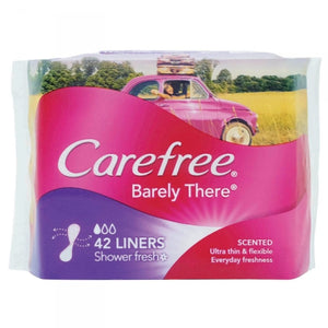 Carefree Panty Liners Barely There Scented 42s