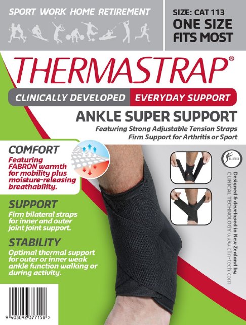Thermastrap Ankle Support Black