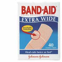 Bandaid Plastic Strip Extra Wide 40