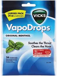 Vicks Vapodrops Original Menthol 24 Pack