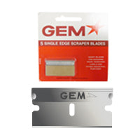 Gem Single Edge Scraper Blades 5s