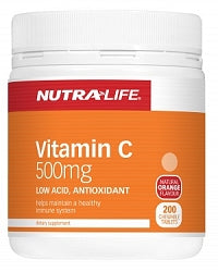 Nutralife Vitamin C 500mg Chewables 200s