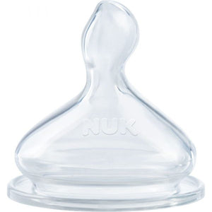 Nuk Fc Silicone Teat Size 1 Medium Hole 2Pk