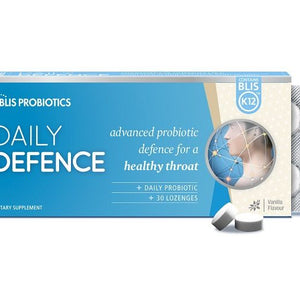 Blis Dailydefence Vanilla Lozenges 30s
