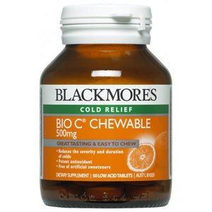 Blackmores Bio C 500mg Chewables 125s