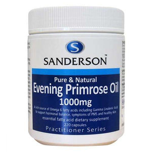 Sanderson Evening Primrose Oil 1000mg