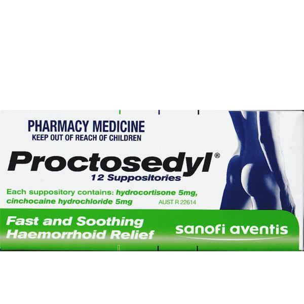 Proctosedyl Suppositories 12
