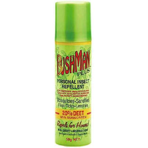 Bushman Plus Aerosol 20% + Sunscreen 50g