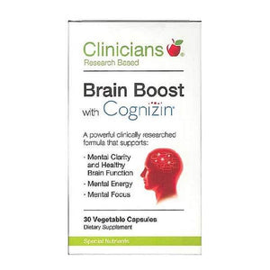 Clinicians Brain Boost + Cognizin 30s