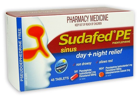 Sudafed Pe Sinus Day/Night Relief 48s