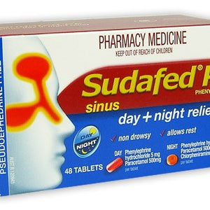 Sudafed Pe Sinus Day/Night Relief 48s