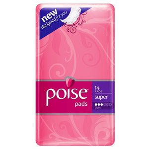 Poise Pads Super 14s