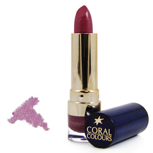 Coral Diamond Shine Lipstick Pink Crystals