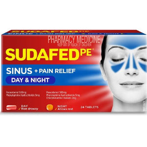 Sudafed Pe Day/Night Relief 24s