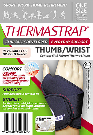 Thermastrap Thumb/Wrist Support Beige Reversible/Universal