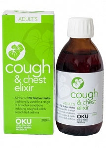 Oku Cough & Chest Elixir 200ml