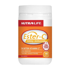 Nutralife Ester C 1500mg + Bioflavanoid 100s